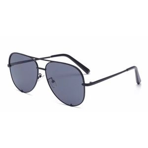 Nyssa - Black Metal Oversized Aviators